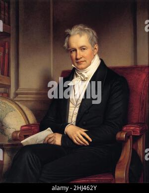 Stieler, Joseph Karl - Alexander von Humboldt - 1843. Foto de stock