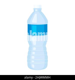 botella de plástico de agua dibujos animados vector ilustración objeto  aislado 5551044 Vector en Vecteezy