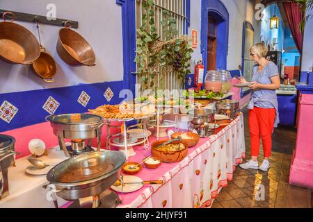 Buffet, Restaurante, Aguascalientes, México Fotografía de stock - Alamy