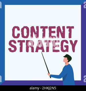 Título de texto que presenta la estrategia de contenido