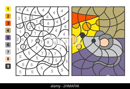 https://l450v.alamy.com/450ves/2hmafxk/simple-vector-colorear-raton-animal-granja-color-por-numeros-juego-de-rompecabezas-para-la-educacion-de-los-ninos-2hmafxk.jpg