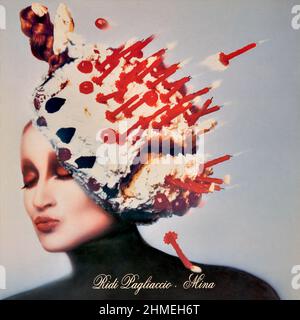 Mina - portada original del álbum de vinilo - Ridi Pagliaccio - 1988 Foto de stock