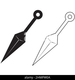 https://l450v.alamy.com/450ves/2hmfw0a/icono-ninja-kunai-sobre-fondo-blanco-simbolo-de-cuchilla-kunai-signo-de-arma-de-ninja-japones-estilo-plano-2hmfw0a.jpg