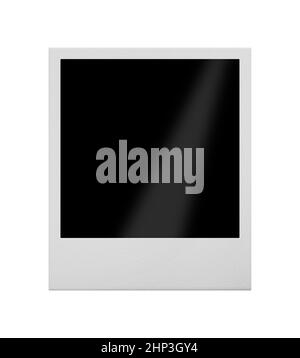 Marco de fotos polaroid vacío Imágenes de stock en blanco y negro - Alamy