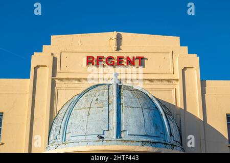 El Art Deco Regent Cinema en Deal Kent Foto de stock