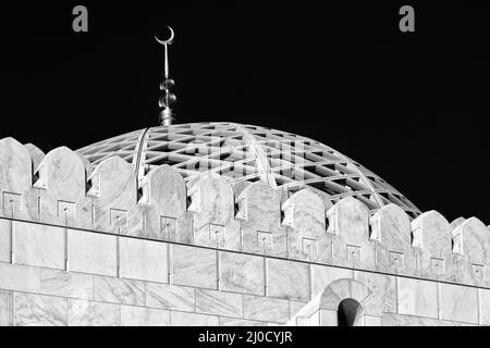 Gran Mezquita Sultan Qaboos. La Sultanía de Omán. Foto de stock