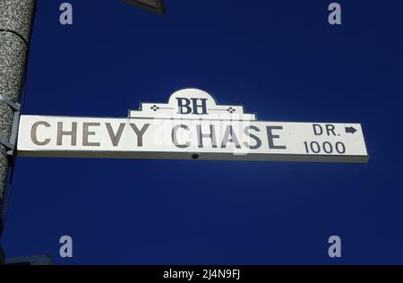 Beverly Hills, California, Estados Unidos 14th Abril 2022 Una vista general de la atmósfera de Chevy Chase Drive el 14 de abril de 2022 en Beverly Hills, California, Estados Unidos. Foto por Barry King/Alamy Foto de Stock Foto de stock