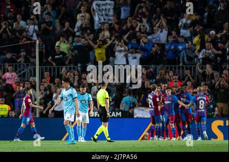Barcelona, España. 10/05/2022, , Denis Suárez de Celta de Vigo durante el partido de Liga entre el FC Barcelona y el Real Celta de Vigoat Camp Nou en Barcelona, España.