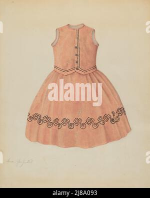 Vestido de niño, c. 1937. Foto de stock