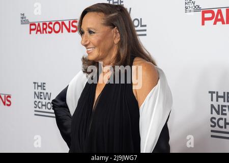 New York, USA. 23rd May, 2022. Fashion designer Donna Karen attends the  73rd annual Parsons Benefit at The Glasshouse in New York, New York, on May  23, 2022. (Photo by Gabriele Holtermann/Sipa