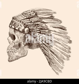 plumas corona nativa icono de estilo tribal 2503590 Vector en Vecteezy