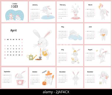 Diseño de calendario horizontal para niños de escritorio para noviembre de  2022, el año del Tigre en el calendario chino. Lindo personaje de tigre con  nieve Imagen Vector de stock - Alamy