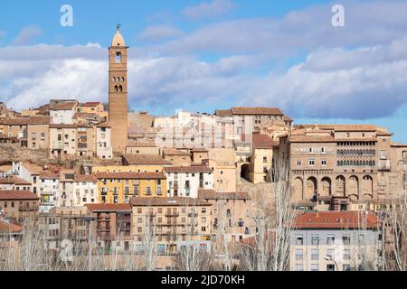 Tarazona es un hermoso pueblo en la provincia de Zaragoza, España Foto de stock