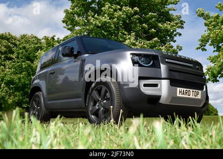 2021 prototipo de Land Rover Defender Foto de stock