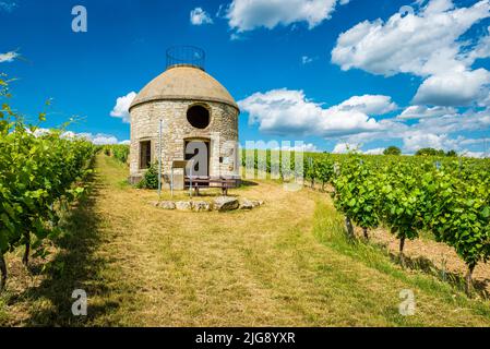 La casa de campo Babo en Rheinhessen, una casa de campo en el viñedo,  llamada trullo,