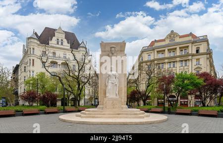 Budapest, Hungría. Monumento en memoria de las víctimas del terror rojo Foto de stock