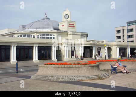 The Grand Pavilion, Esplanade, Porthcawl, Bridgend County Borough (Pen-y-bont), Gales (Cymru), Reino Unido Foto de stock