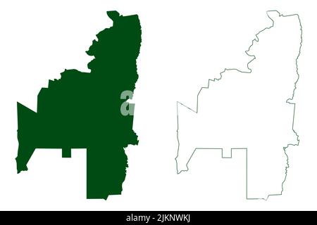 Municipio Casas Grandes (Estado Libre y Soberano de Chihuahua, México,  Estados Unidos Mexicanos) mapa ilustración vectorial, scribble sketch Casas  Grand Imagen Vector de stock - Alamy