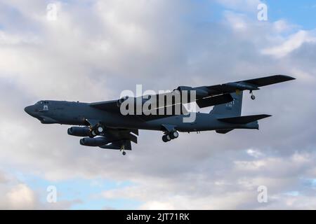 60-0005 Boeing B-52H Stratofortress Fuerza Aérea de los Estados Unidos RAF Fairford 24/08/2022 Foto de stock