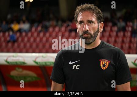 Benevento, Italia. 28th de Ago de 2022. I tifosi del Frosinone Calcio  durante el partido de Fútbol Italiano Serie B 2022/2023 entre Benevento vs  Frosinone el 28 de agosto de 2022 en