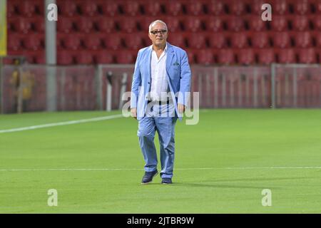 Benevento, Italia. 28th de Ago de 2022. I tifosi del Frosinone Calcio  durante el partido de Fútbol Italiano Serie B 2022/2023 entre Benevento vs  Frosinone el 28 de agosto de 2022 en