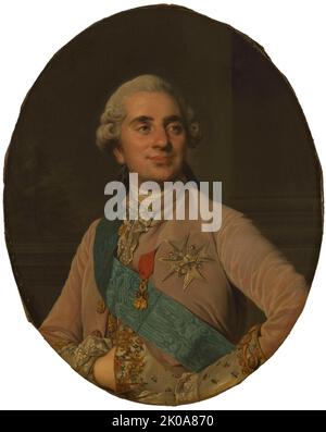 Retrato de Luis XVI, c1776. Foto de stock