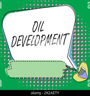 Presentación conceptual Desarrollo de petróleo. Resumen del negocio Acto o proceso de exploración de un área en tierra o mar para los labios de petróleo Compartir comentarios positivos Buenas reacciones a través de la burbuja.