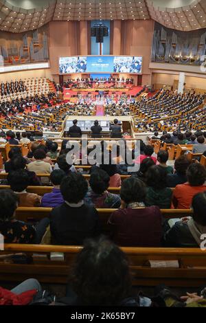 Yoido Full Gospel Church, la mega iglesia más grande en el mundo. Corea del Sur Fotografía de stock - Alamy Yoido Full Gospel Church, la mega iglesia más grande en el mundo. Corea del Sur Fotografía de stock - Alamy