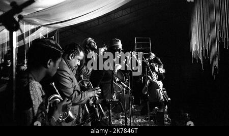 Archie Shepp en el Festival Amougies, el 24 y el 28 de octubre, 1969 Foto de stock