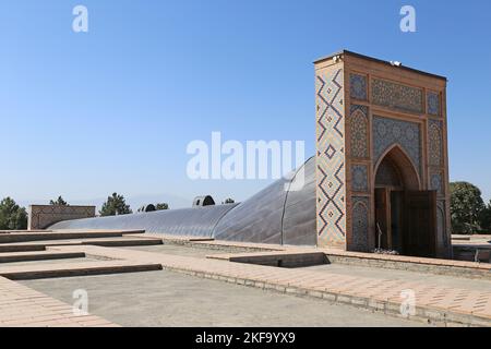 Observatorio de Ulughbek, Samarcanda, provincia de Samarcanda, Uzbekistán, Asia Central Foto de stock
