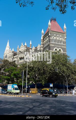 Edificio Oriental; Flora Fountain, Hutatma Chowk, Bombay, Mumbai, Maharashtra, India Foto de stock