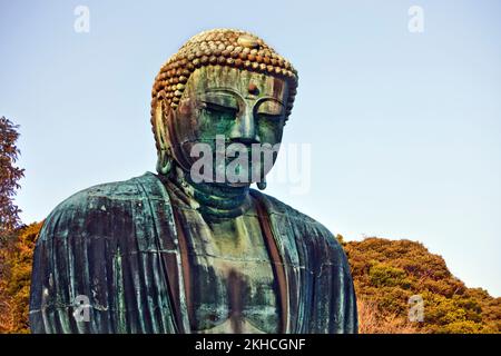 El Gran Buddah Daibutsu Kamakura Japón Foto de stock