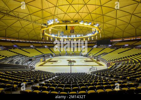 El auditorio de básquetbol universitario Fotografía de stock - Alamy