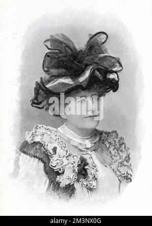 Dame Alice Ellen Terry (1847 - 1928), actriz inglesa que se convirtió en la principal actriz shakespeareana en Gran Bretaña. Foto de stock