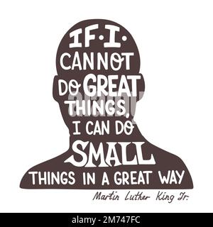 Martin Luther King Jr Diseño de tarjeta de felicitación de tipografía de día. MLK Día vector de fondo gris Ilustración del Vector