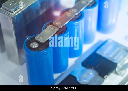 Ión de litio baterías industriales de alta corriente Foto de stock