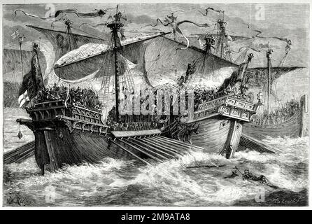 La batalla de Dover batalla naval 1217 flota inglés francés Hubert de