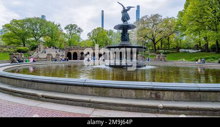 Bethesda Fountain, Central Park, New York City, New York, EE.UU.