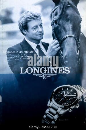 Anuncio de reloj longines fotograf as e im genes de alta