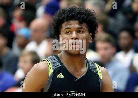 FILE - Houston Rockets' Jalen Green poses during an NBA basketball media  day, Monday, Sept. 26, 2022, in Houston. The NCAA's name, likeness and  image policy has had little impact on NBA