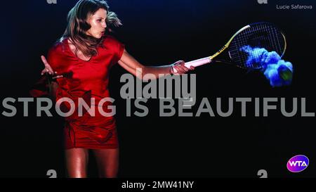 Asociación de Tenis Femenino (WTA) conocer una nueva campaña publicitaria con el eslogan '