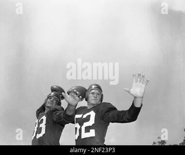 Sammy Baugh, quarterback of the Washington Redskins (1937-1952), c. 1941  Stock Photo - Alamy