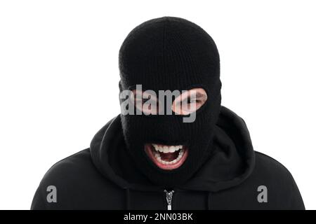 Hombre de negro pasamontañas Fotografía de stock - Alamy