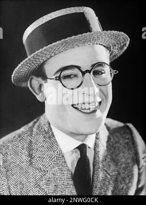 Harold Lloyd, Harold Clayton Lloyd, Sr. (1893 – 1971) Actor estadounidense, comediante que apareció en muchas películas de comedia muda. Foto de stock