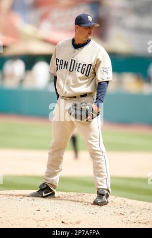 San Diego Padres Closer Trevor Hoffman pitches to close out the game  against the New York Mets at Shea Stadium in Flushing New York. (AP  Photo/Tom DiPace Stock Photo - Alamy