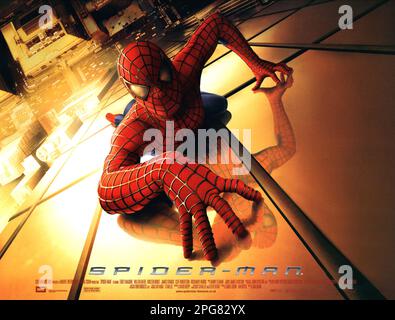 Cartel de película de Spider-Man Foto de stock