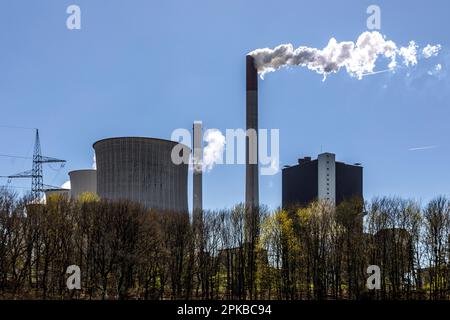 Central eléctrica Scholven, Uniper Kraftwerke GmbH Foto de stock