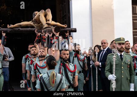 Veterano miembro de la legión española durante la Semana Santa, la Semana  Santa, Málaga, España Fotografía de stock - Alamy