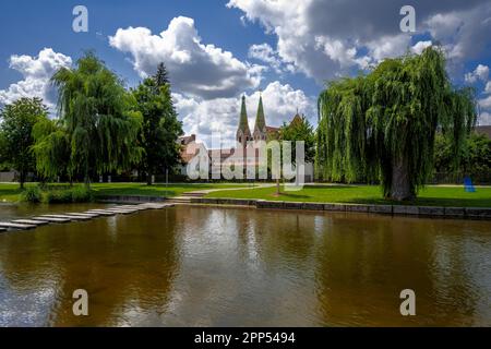 Iglesia histórica de Beilngries (Baviera) Alemania Foto de stock