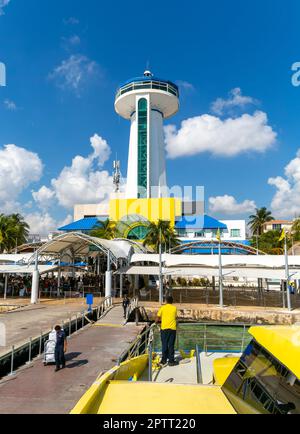 cancun airport to ultramar ferry